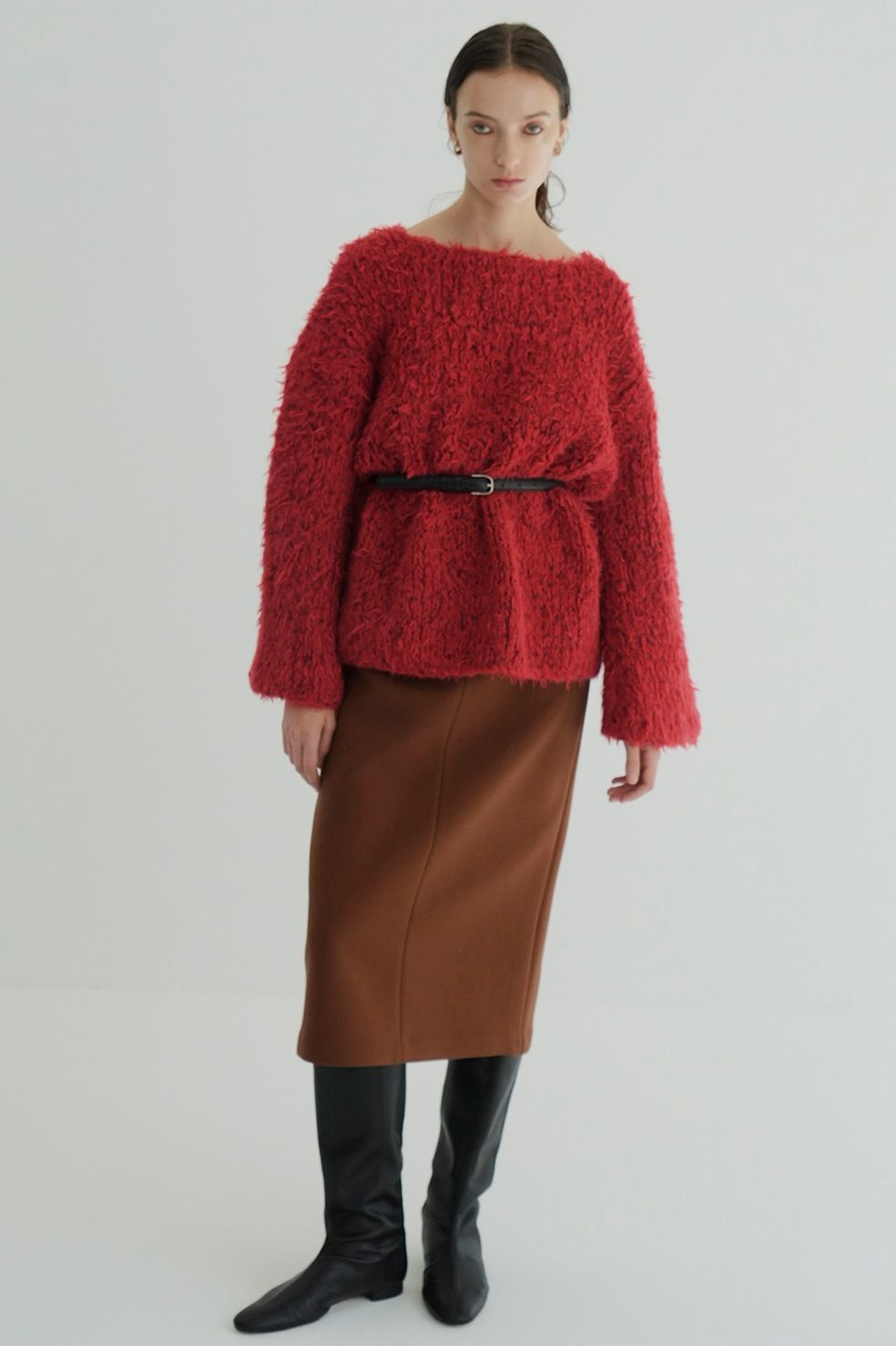 CLANE - ベアシャギー ハンドニットトップス - BEAR SHAGGY HAND KNIT