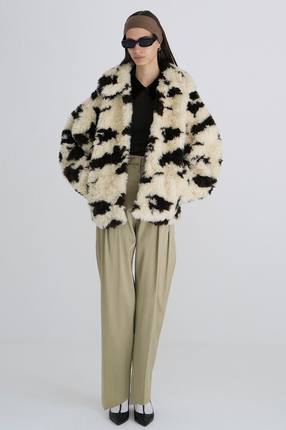 CLANE - 牛柄ボアブルゾン - COW BOA BLOUSON | ADDICT WEB SHOP