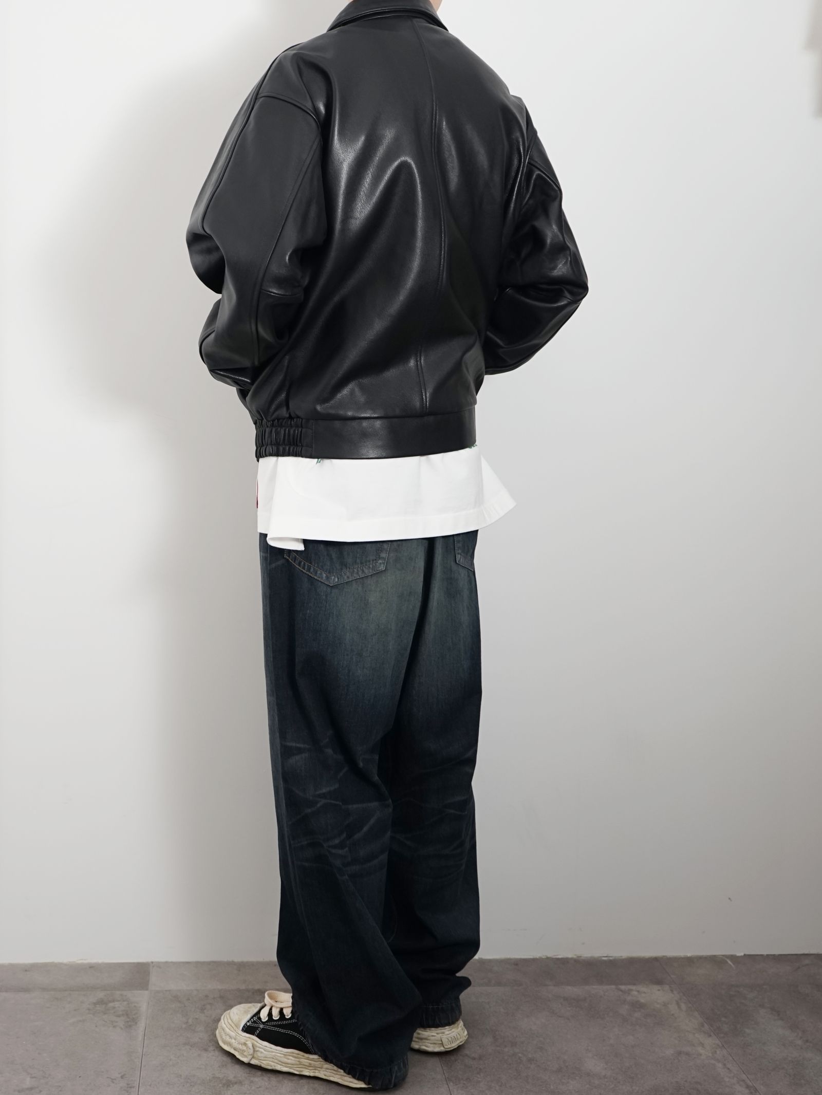 UNIVERSAL PRODUCTS - ゴート レザーブルゾン - GOATLEATHER DRIZZLER