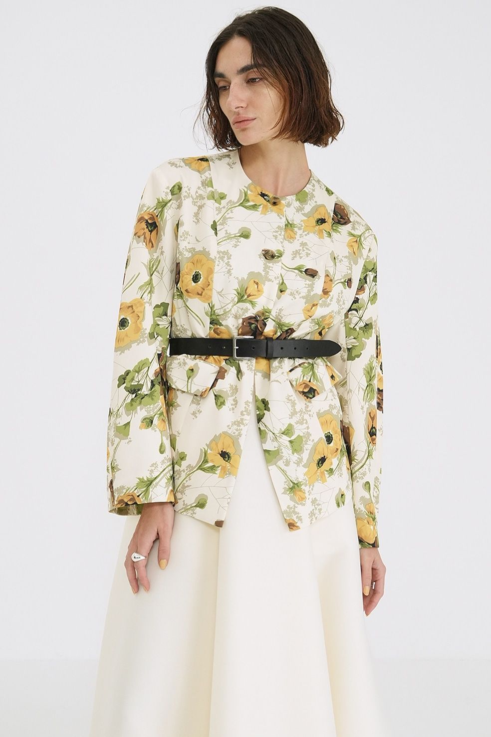 CLANE - 【新木優子さん着用】スカーフフラワーリボントップス - SCARF