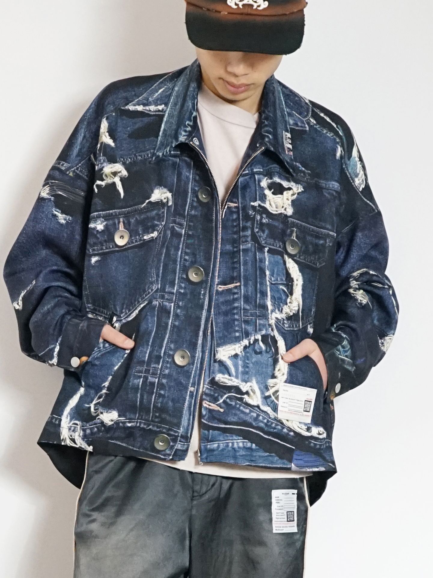 Maison MIHARA YASUHIRO - T.A.T.A コラボ転写デニム - TROMPE-L'OEIL