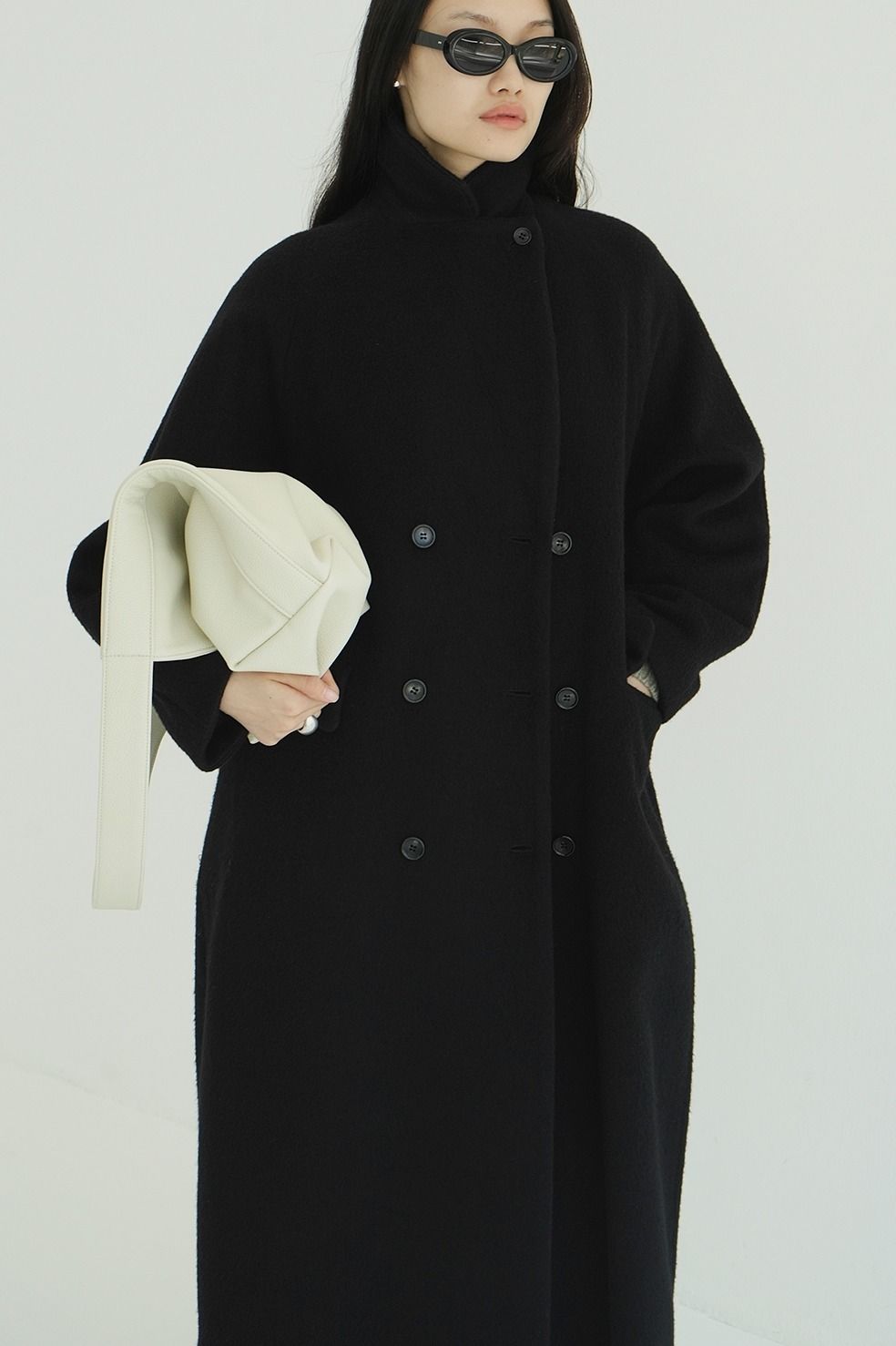 CLANE - 【25AW】 ダブルウールロングコート - DOUBLE WOOL LONG COAT