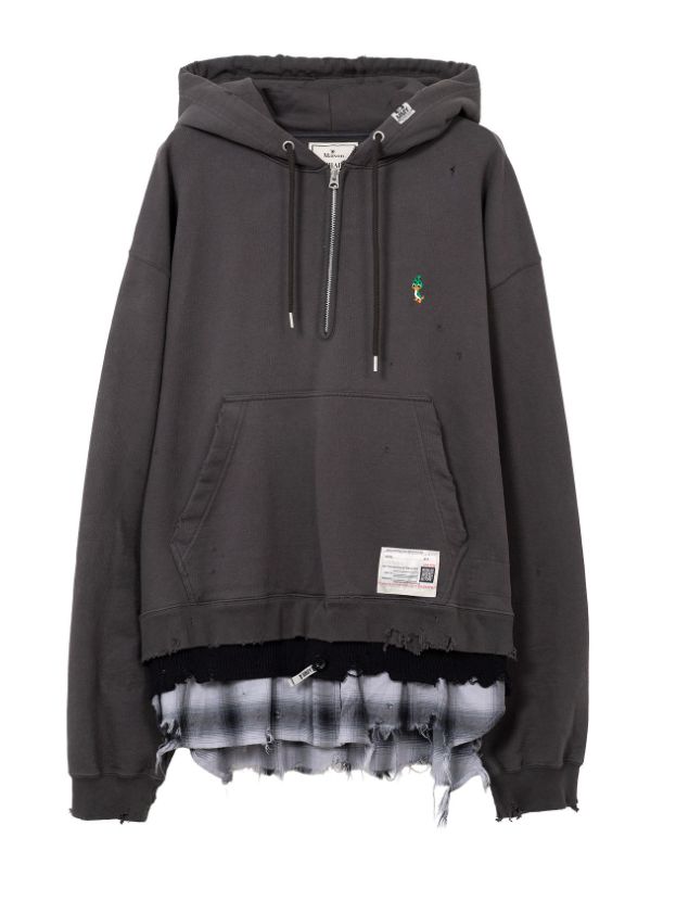 Maison MIHARA YASUHIRO - トリプル レイヤード ハーフジップ