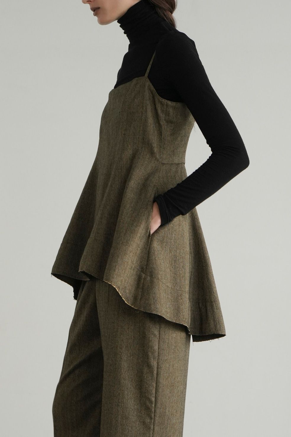 CLANE - ドッキング オールインワン - PEPLUM BUSTIER ALL IN ONE