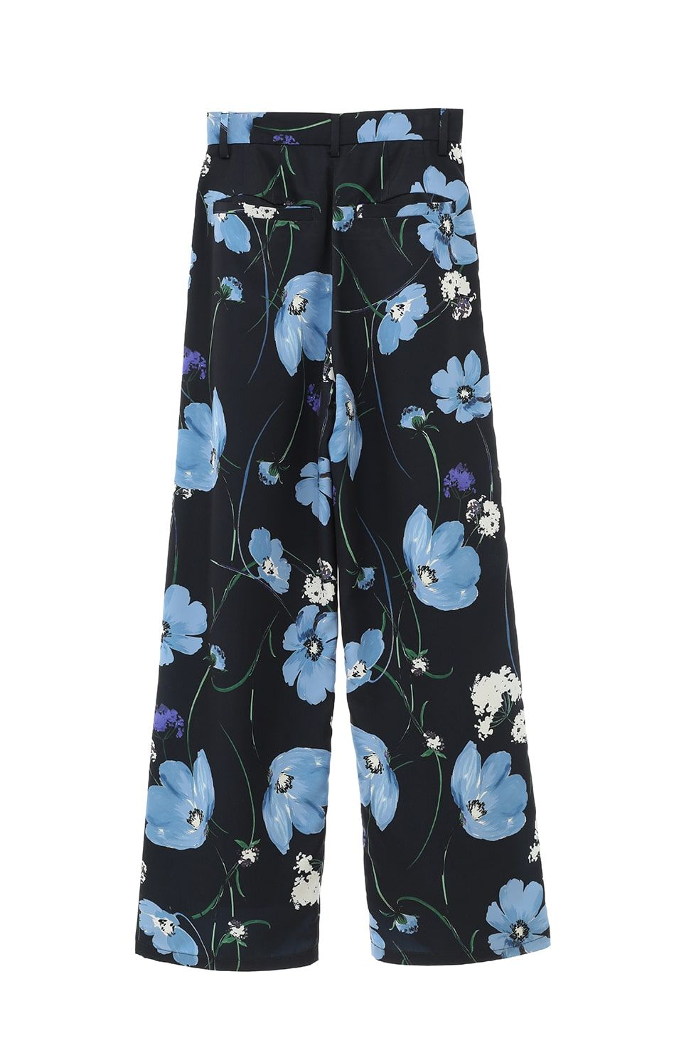 CLANE - フラワーワイドパンツ - MULTICOLORED FLOWER WIDE PANTS