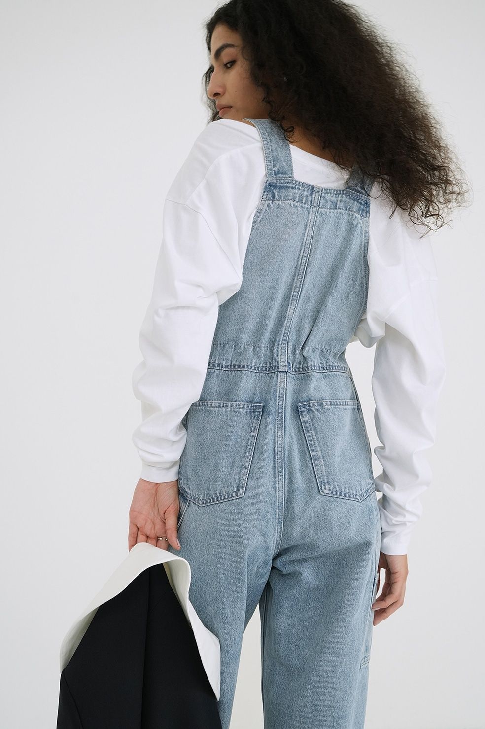 CLANE - オーバーオール - WAIST ADJUST OVERALLS - BLUE | ADDICT WEB