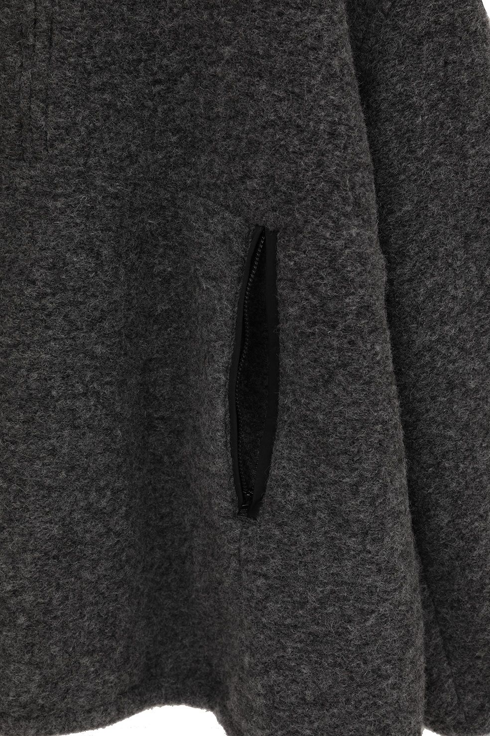 CLANE - ハーフジップトップス - SLIVER HALF ZIP TOPS (GREY