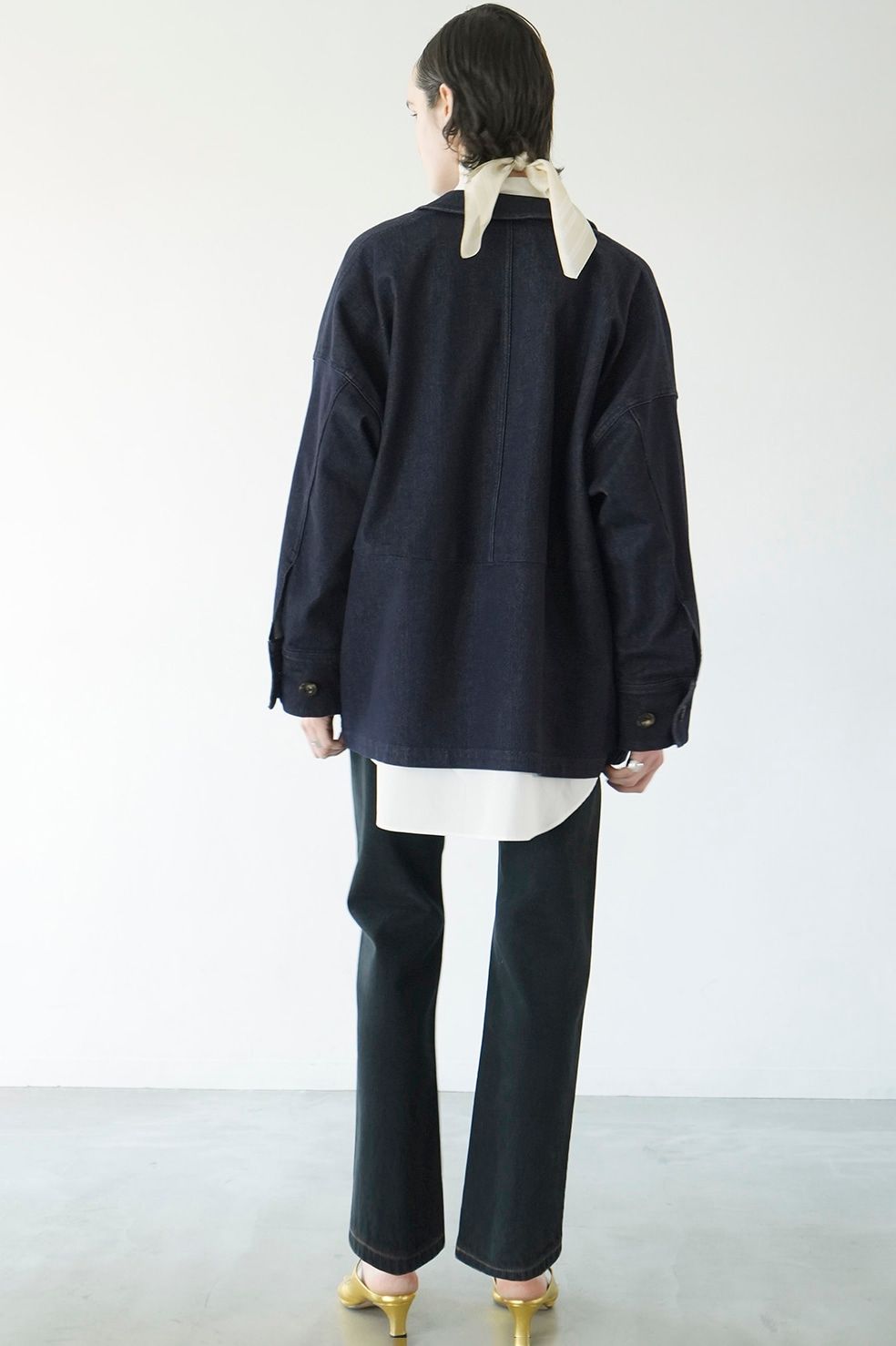 CLANE - カバーオール ジャケット - インディゴ - WORK OVER JACKET