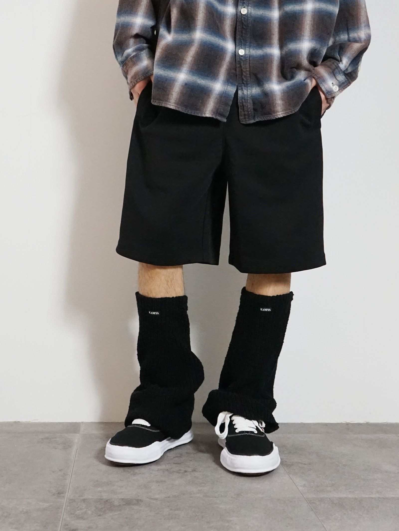 KAMIYA - ニットレッグウォーマー - KNIT LEG WARMERS - RED | ADDICT