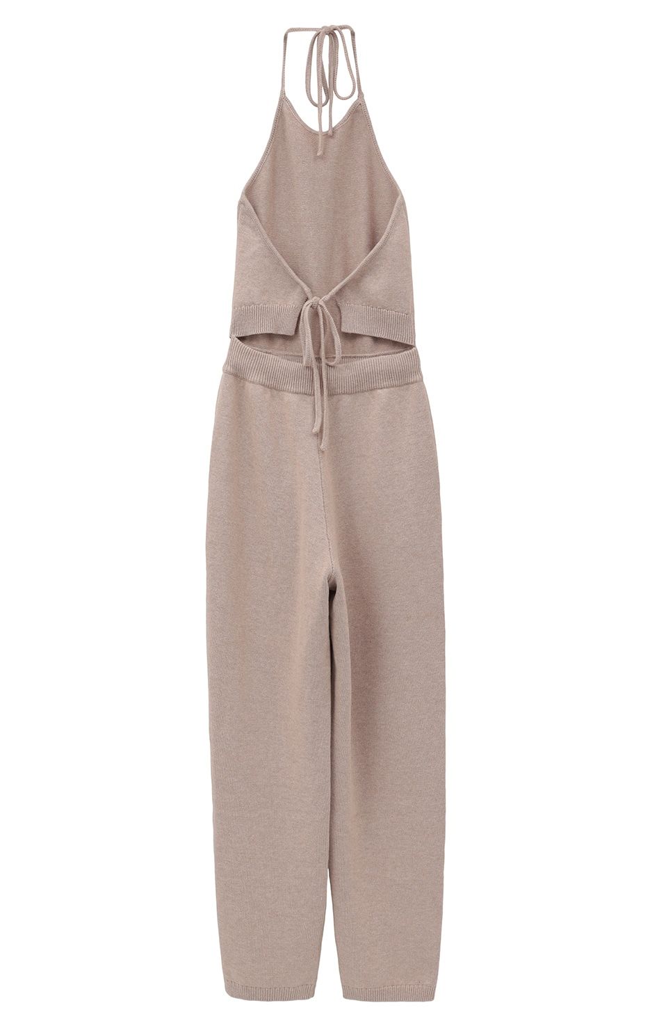 CLANE - ホルターネック ニットオールインワン - HALTER NECK KNIT ALL