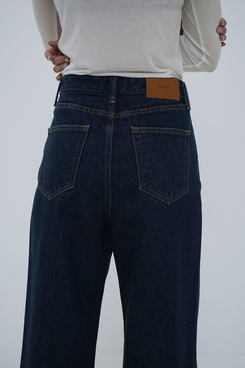 CLANE - セコンドデニムパンツ ブルー - SECOND DENIM PANTS | ADDICT