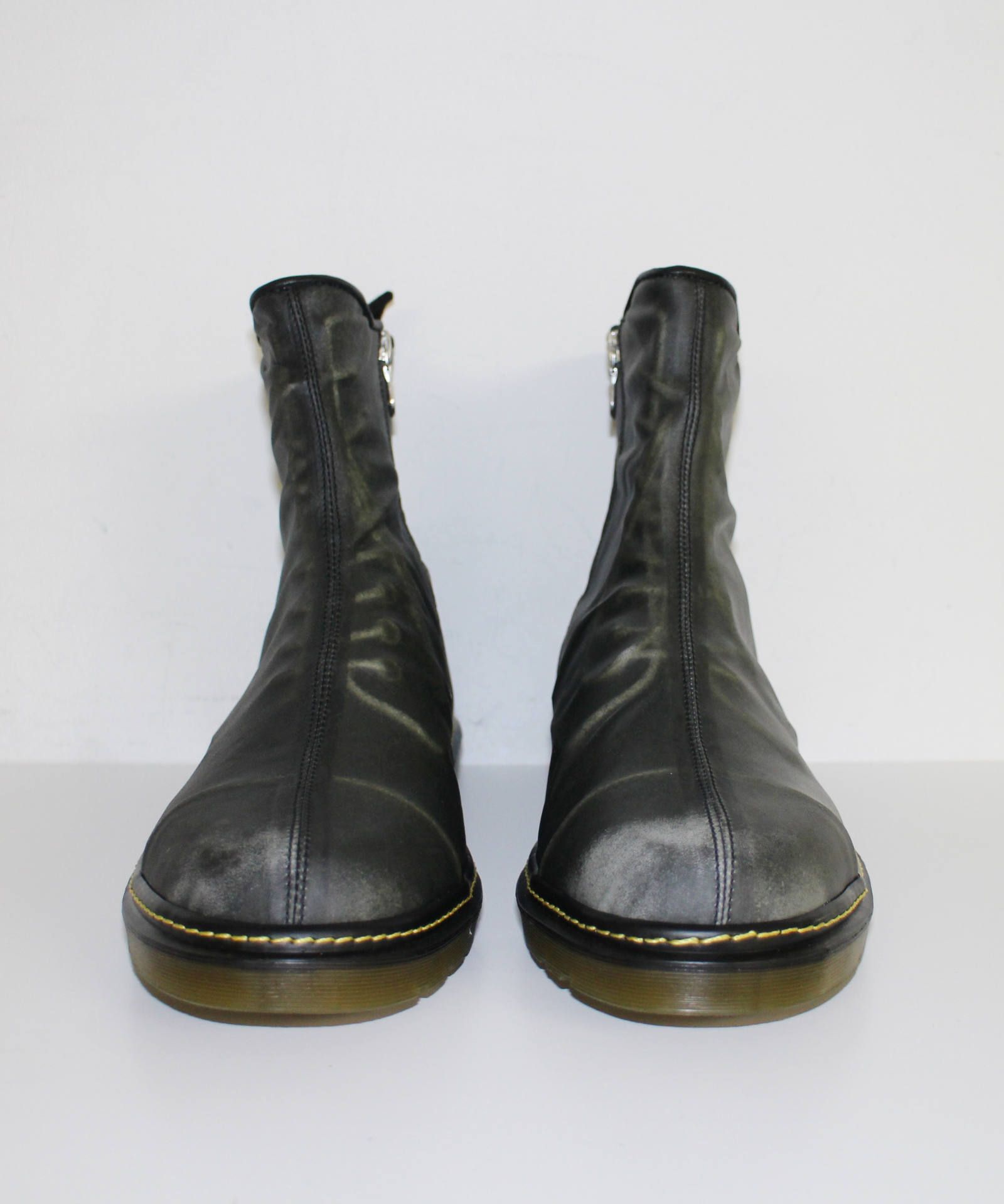 Maison MIHARA YASUHIRO - 炙り出しブーツ - BLACK | ADDICT WEB SHOP