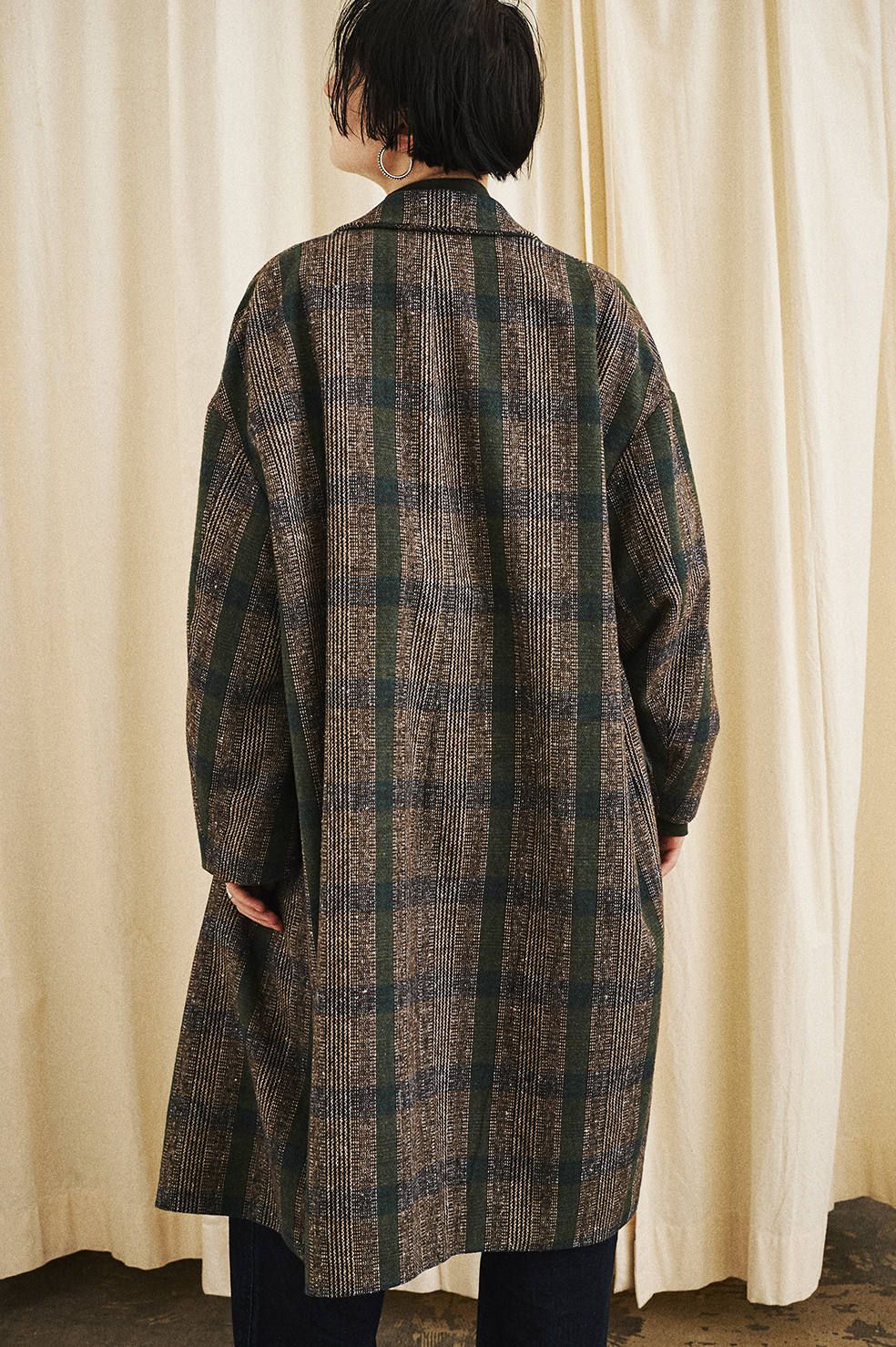 CLANE - オーバーチェスターチェックコート - OVER CHESTER CHECK COAT