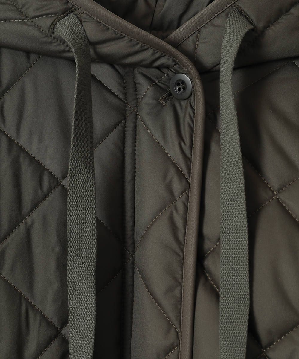 CLANE - キルティングコート - QUILTING HOODIE TENT LINE COAT