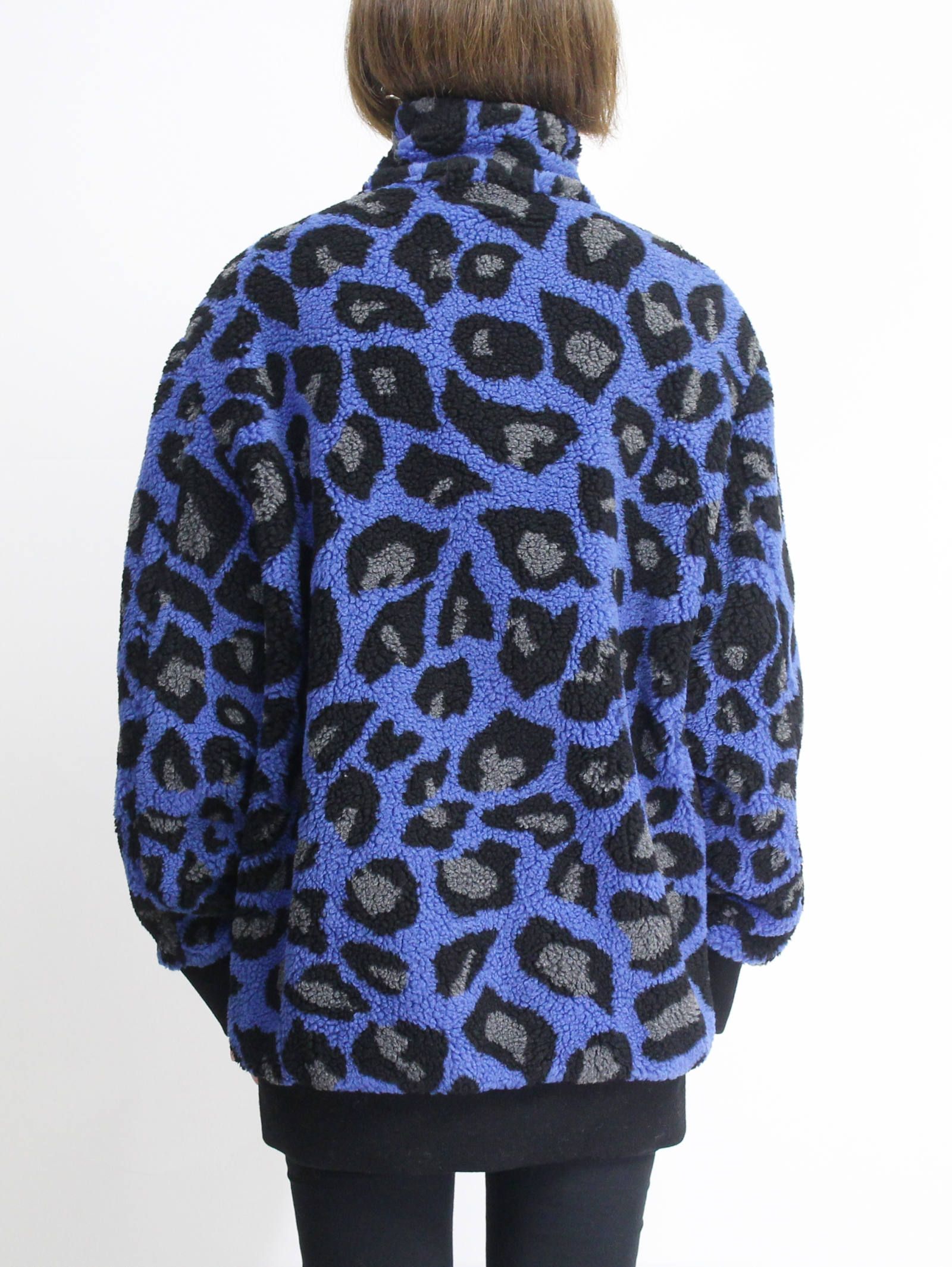 MSGM - レオパードボアブルゾン - MSGM BOA JK BLUE | ADDICT WEB SHOP