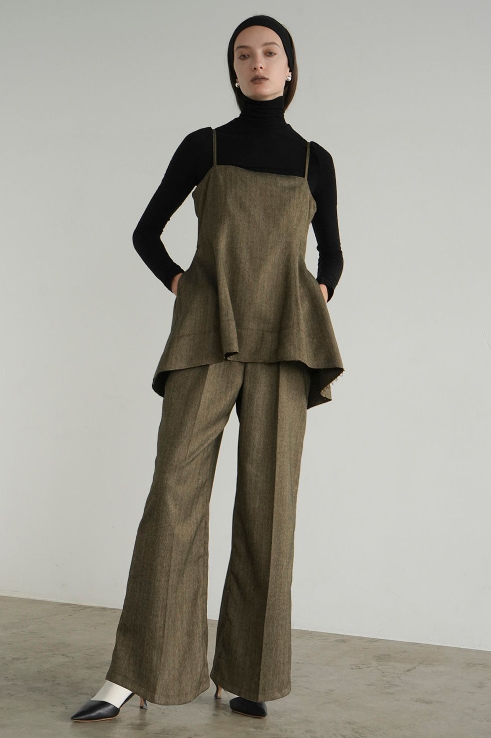 CLANE - ドッキング オールインワン - PEPLUM BUSTIER ALL IN ONE