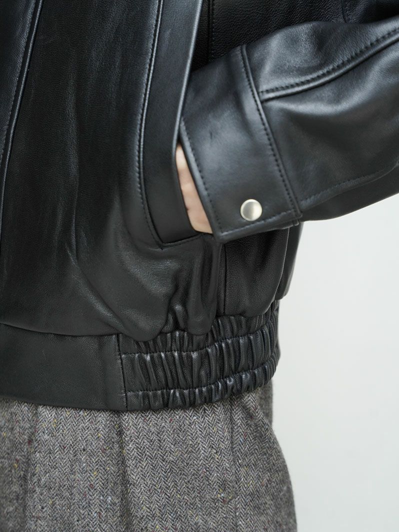 UNIVERSAL PRODUCTS - ゴート レザーブルゾン - GOATLEATHER DRIZZLER