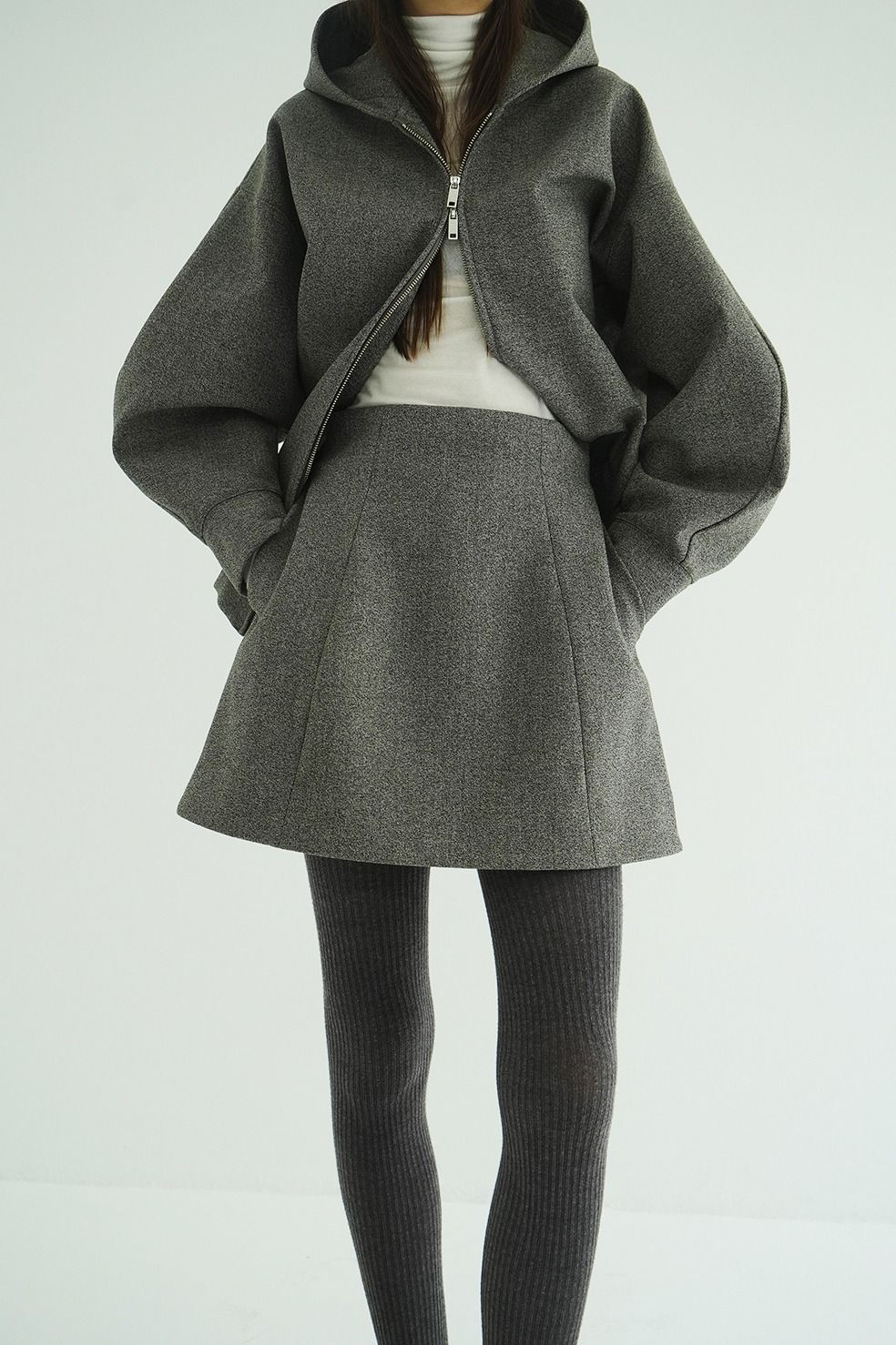 CLANE - ミニスカート - CONSTRUCTIVE MINI SKIRT (MIX) | ADDICT WEB SHOP