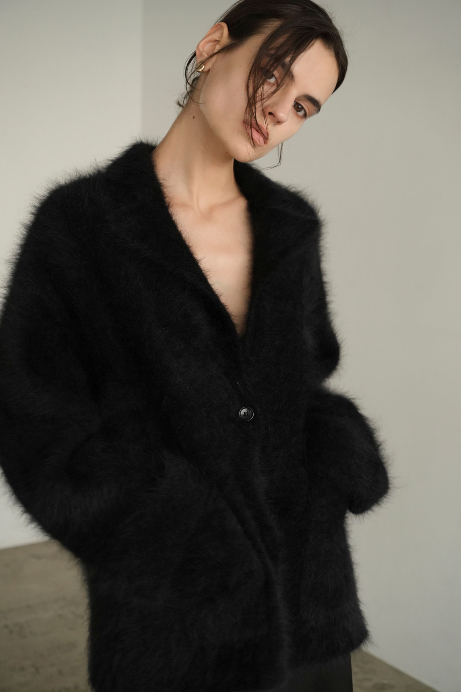 CLANE - アンゴラ テーラードジャケット - ANGOLA TAILORED KNIT