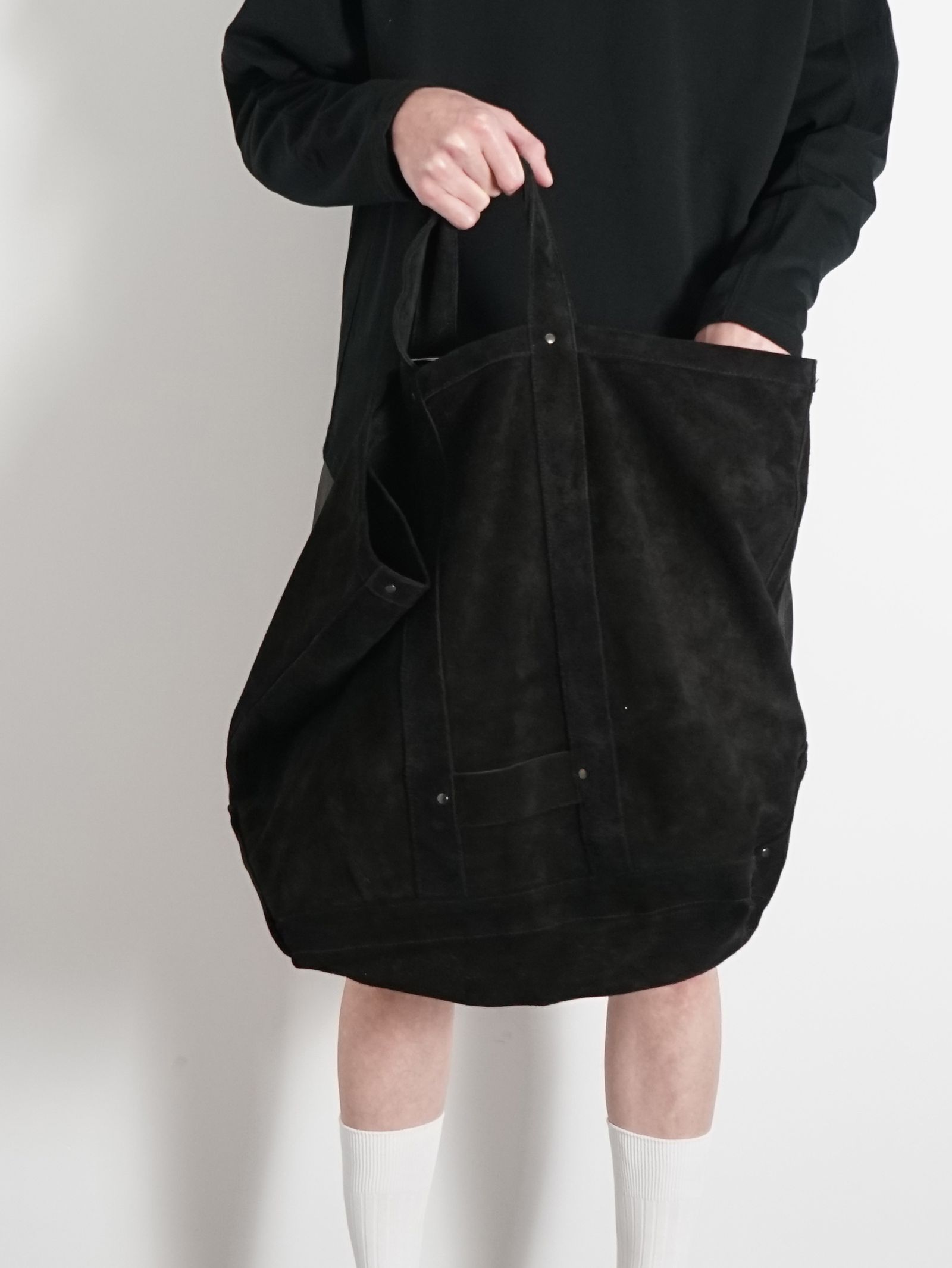 SEVEN BY SEVEN - レザートートバッグ LEATHER TOTE BAG - Cow split