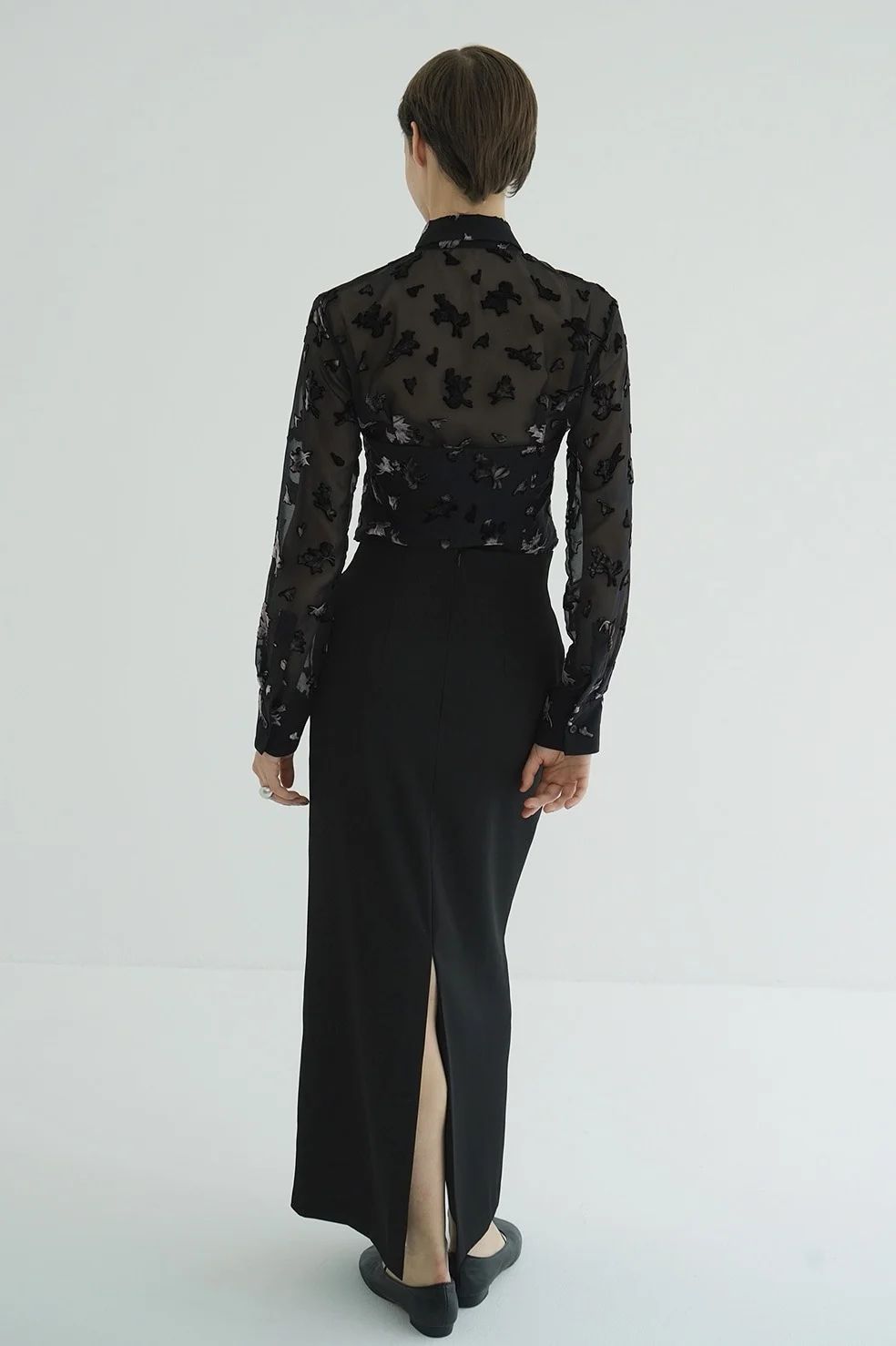 CLANE - オパールプリント ビスチェ付きシャツ - FLOWER OPAL BUSTIER