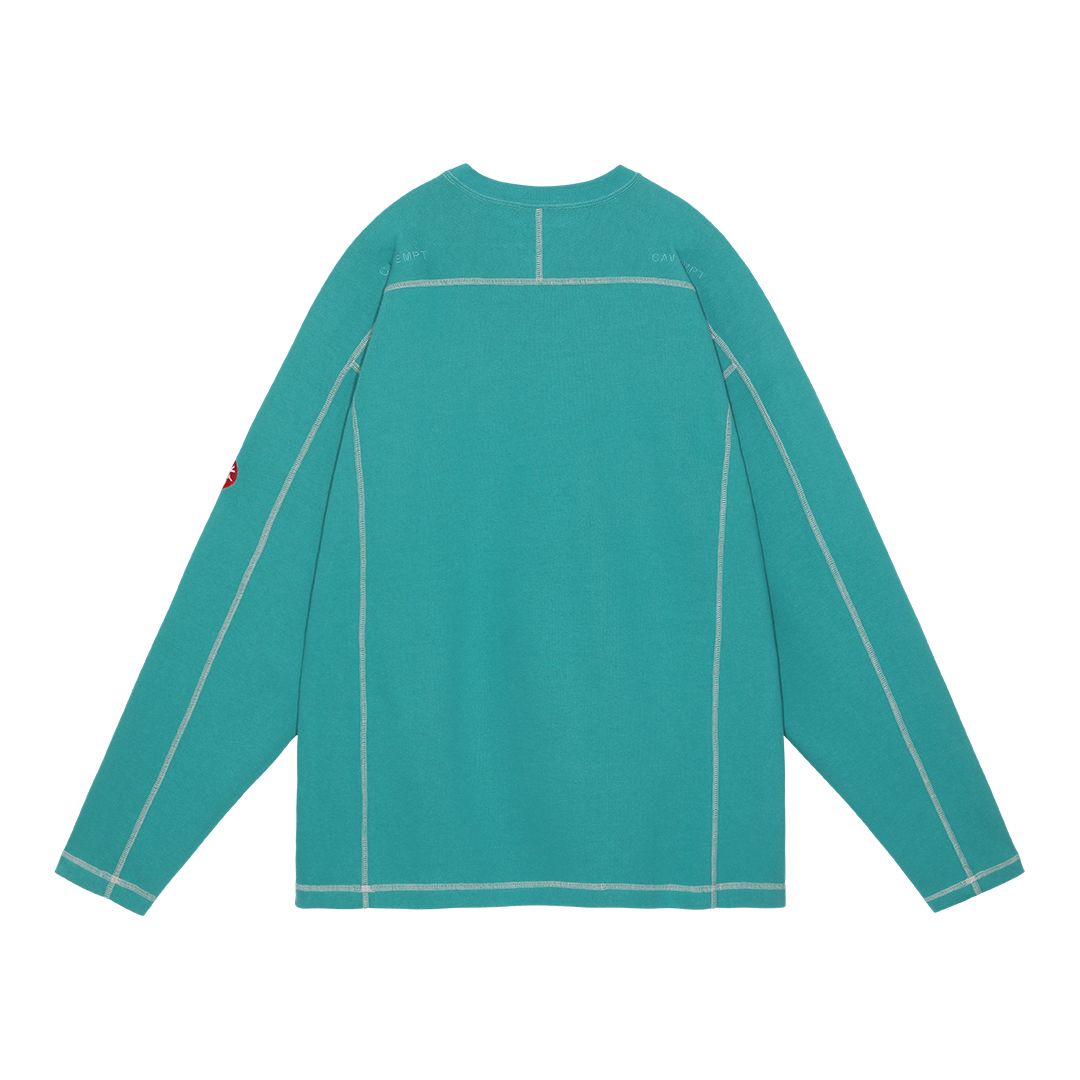 C.E - Crew Neck DBL Knit Long Sleeve Green | ALTERFATE