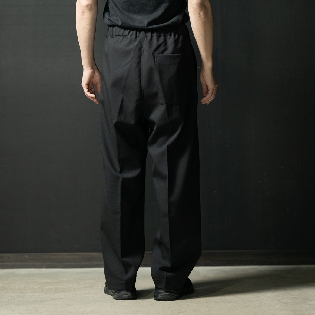 OAMC 黒 スラックス base pants ドローコード OAMC 黒 スラックス base