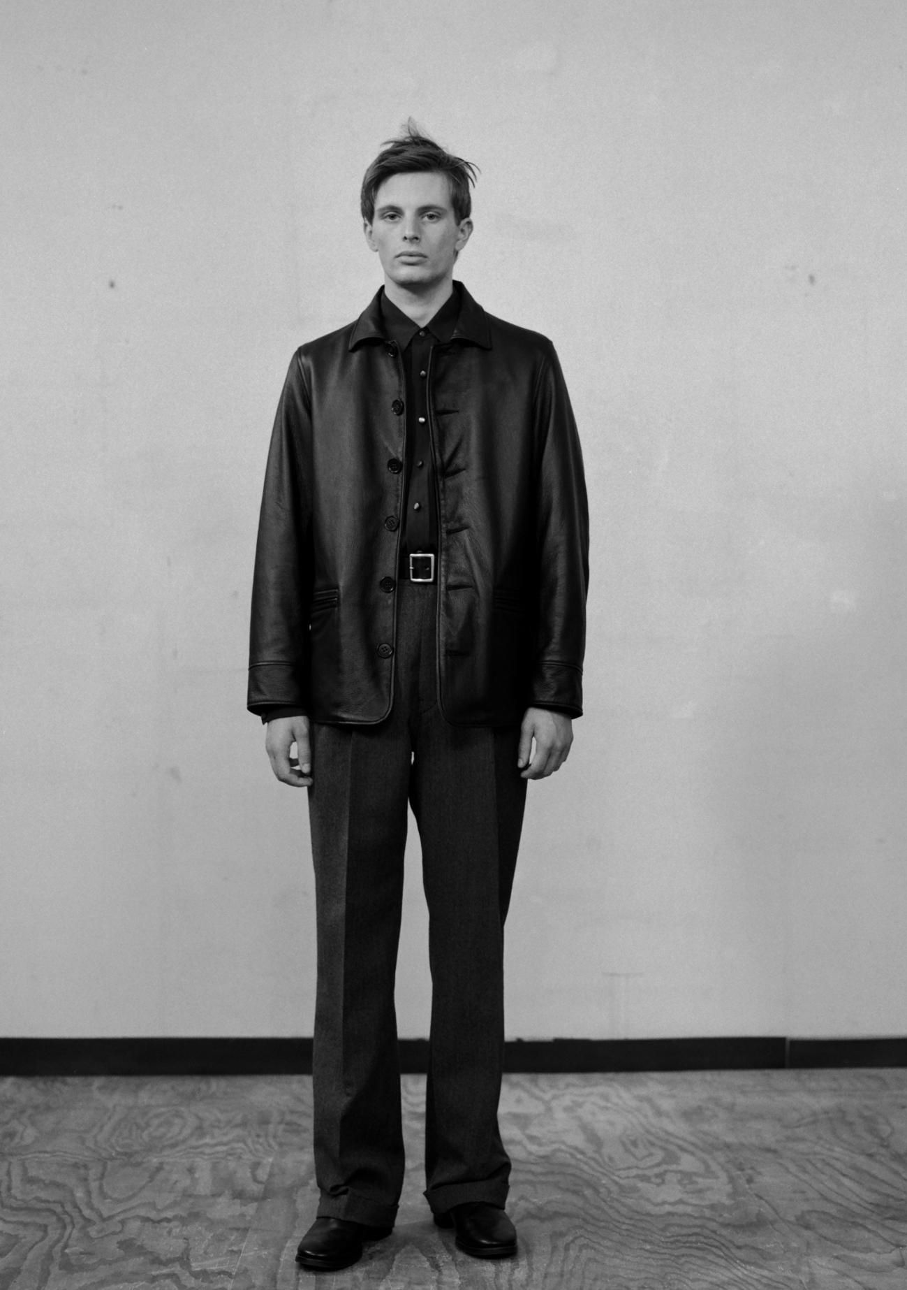 T.T - 【ラスト1点（42）】LOT.801 AUTOMOBILE LEATHER JACKET - TAIGA