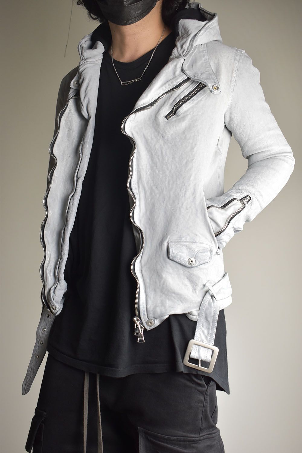 ISAMU KATAYAMA BACKLASH - Japan Calf Product Wash Hoodie Riders