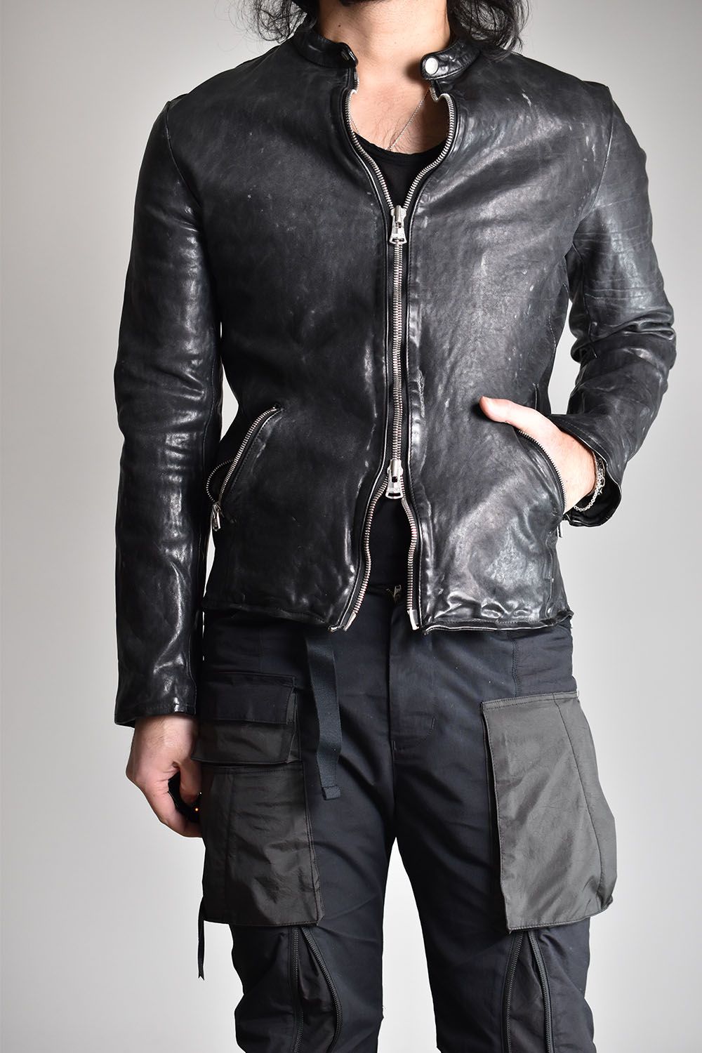 ISAMU KATAYAMA BACKLASH - French Shoulder Garment Dyed Single