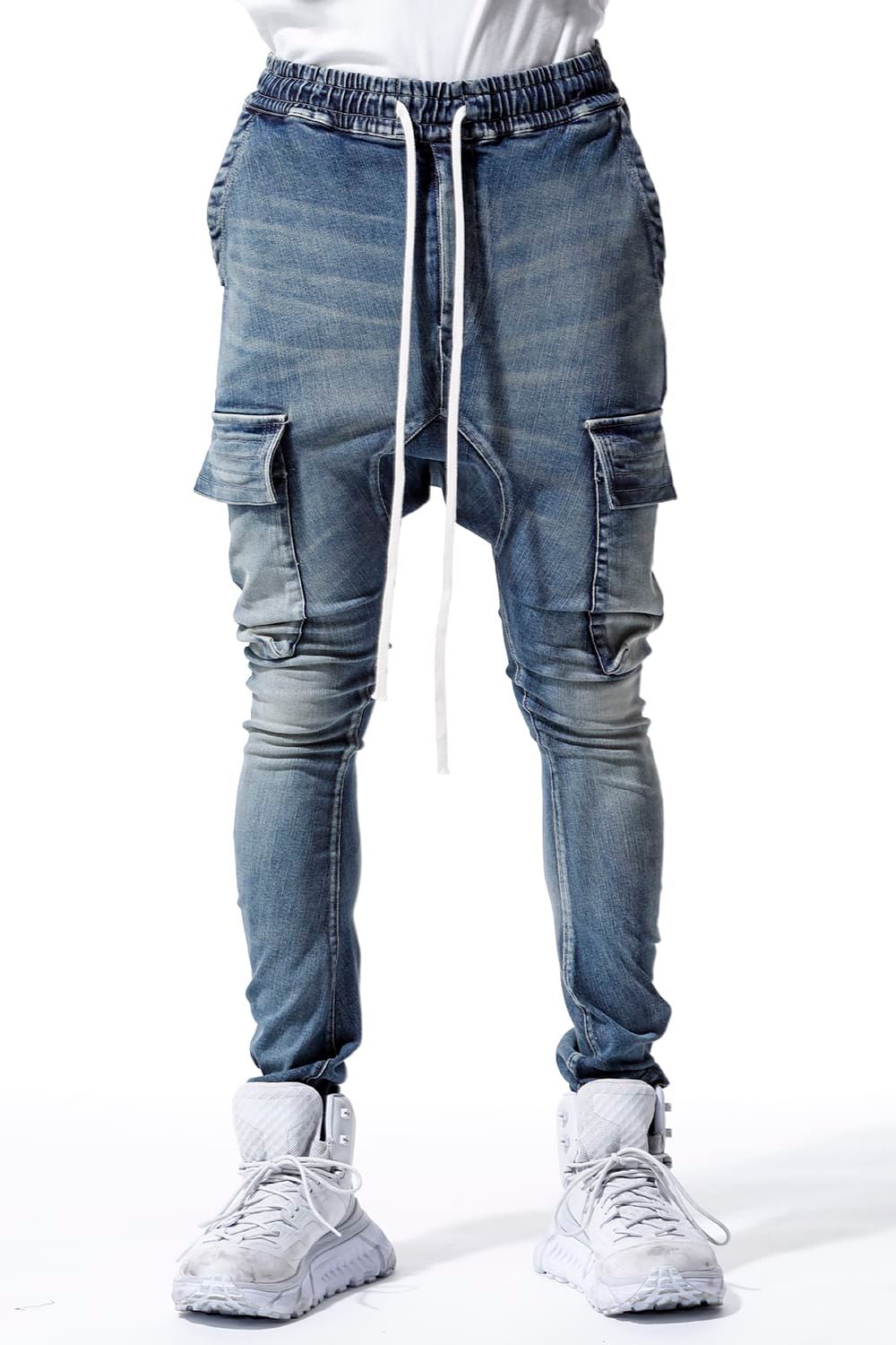 A.F ARTEFACT - Denim Sarouel Skinny Long Pants