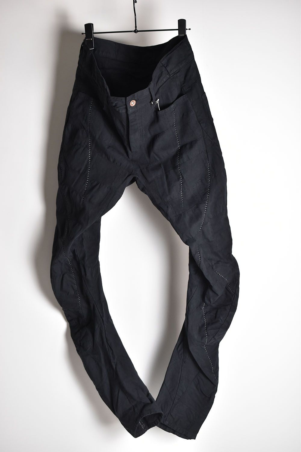 D.HYGEN - Patchwork Jacquard Stretch Slim Pants
