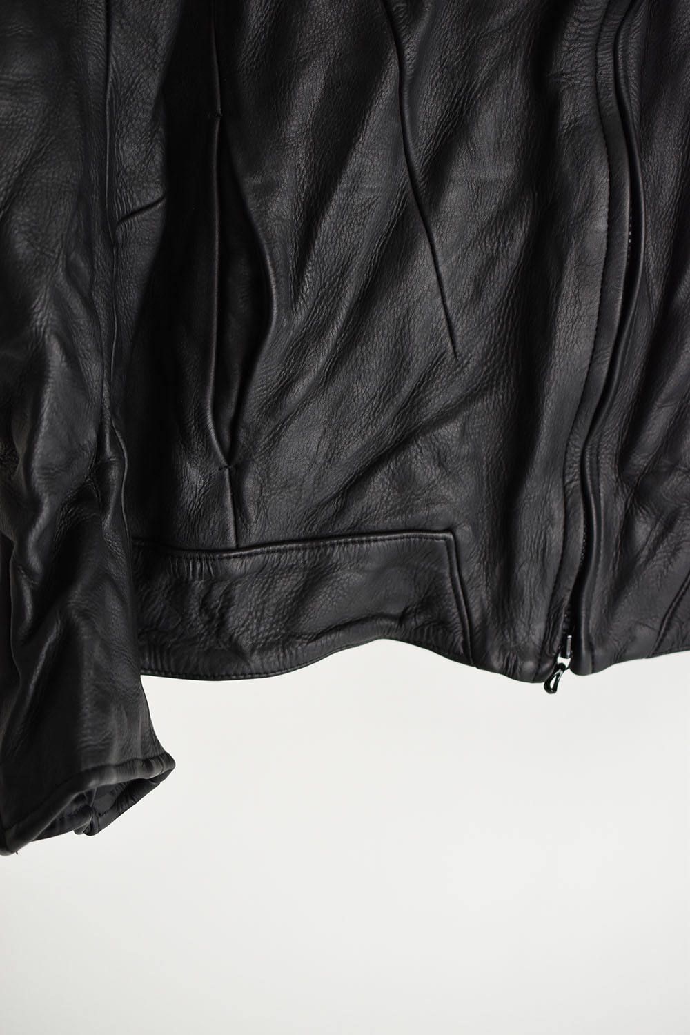 CIVILIZED - LEATHER TRACK JACKET