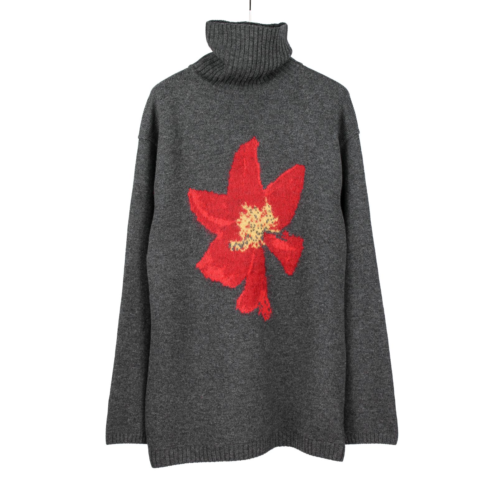 yohji yamamoto - pour homme 花柄タートル長袖 / HX-K15-181 | ALUBUS