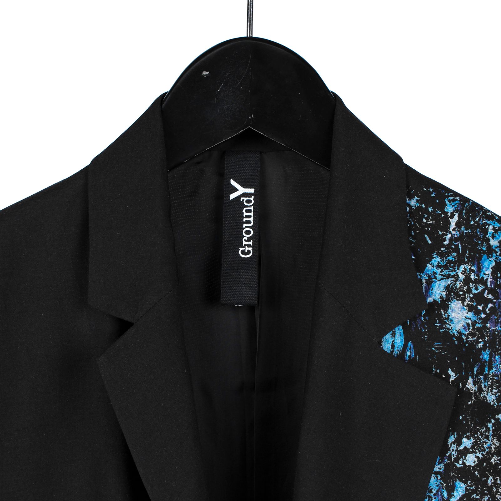 岸*也様 Ground Y - Rayon Twill Asymmetry Ja Ground Y - <武田双雲> Rayon twill Asymmetry jacket type1 / GE-J01