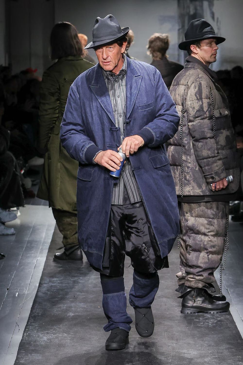 yohji yamamoto - pour homme | フェドラハット / シワギャバ