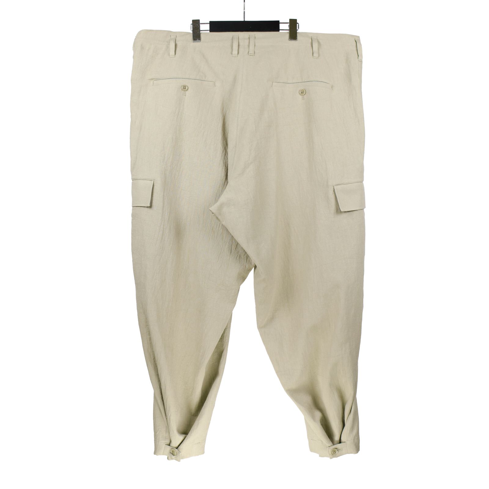 yohji yamamoto - Y's for men | COTTON LINEN VIYELLA WIDE PANTS