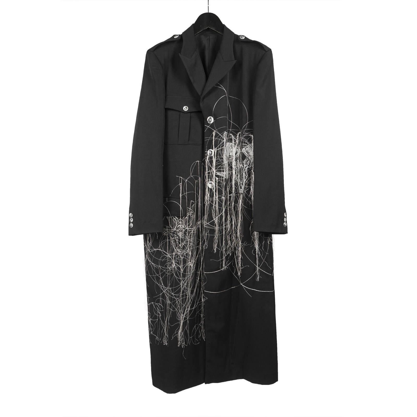 yohji yamamoto - Yohji Yamamoto [HC-J58-807 / 羊ト蝙蝠二面刺繍JKT