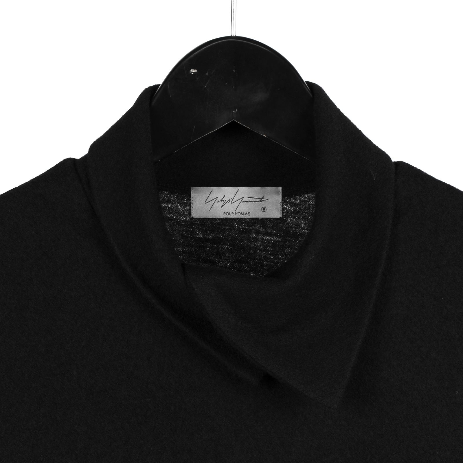 yohji yamamoto - pour homme | 重ね衿タートル長袖 / ニットソー