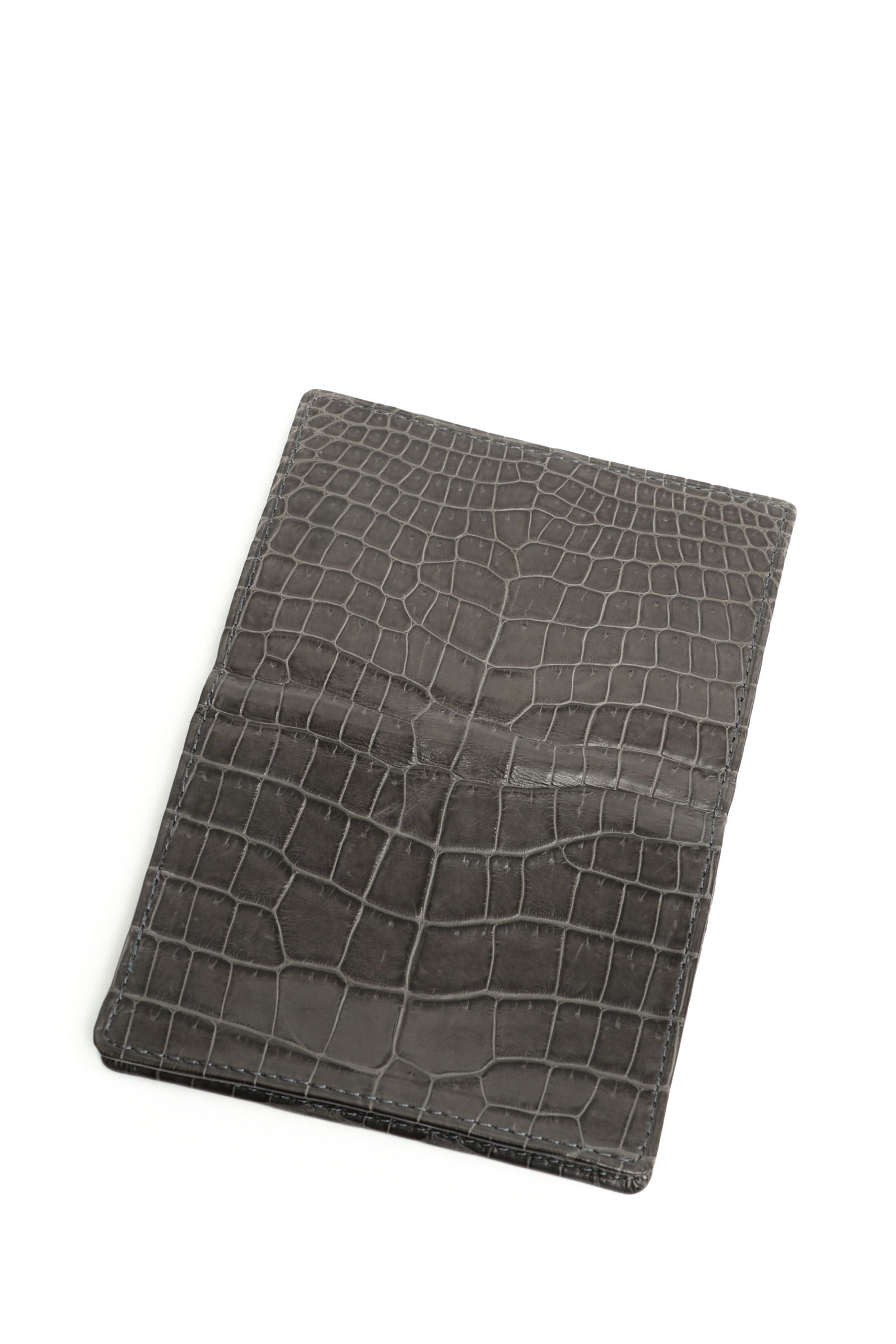 ZAO - 【最高級】 マットスモールクロコ (ポロサス) 名刺入れ