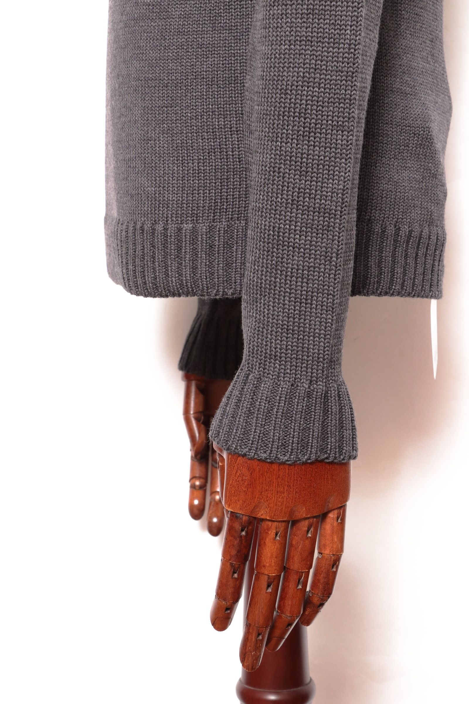 ZANONE - 5ゲージ ウール ソリッド タートルネック ニット / Z2232