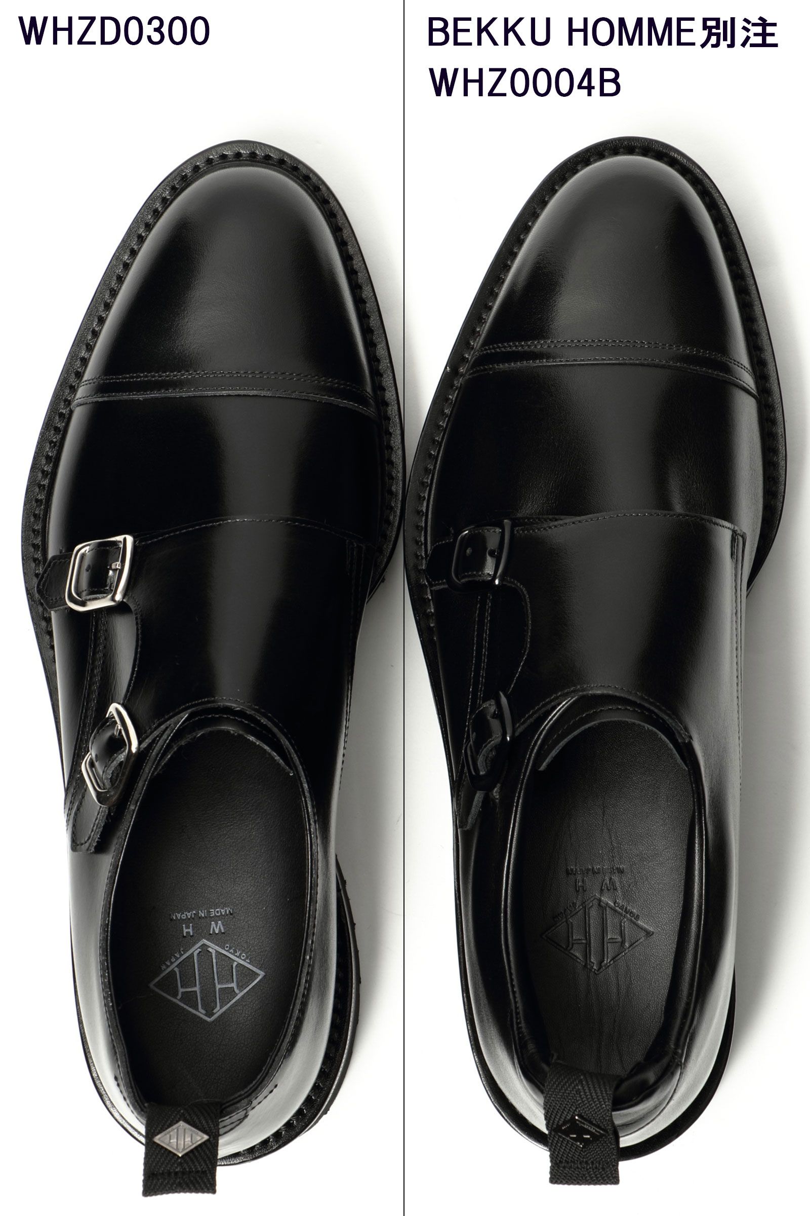 WH - 《BEKKU HOMME別注》【Zソール】 柔らかい革 フンシャルカーフ