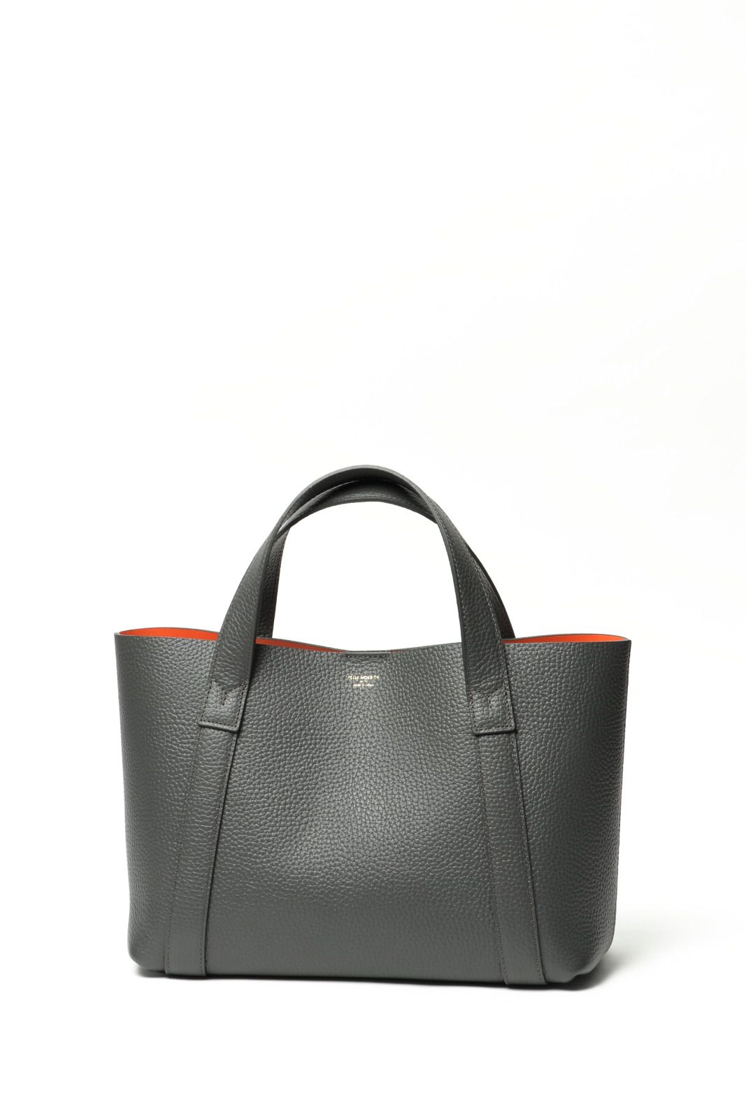 PELLE MORBIDA - Tela Marinaシリーズ クロコ型押しレザー ミニトート