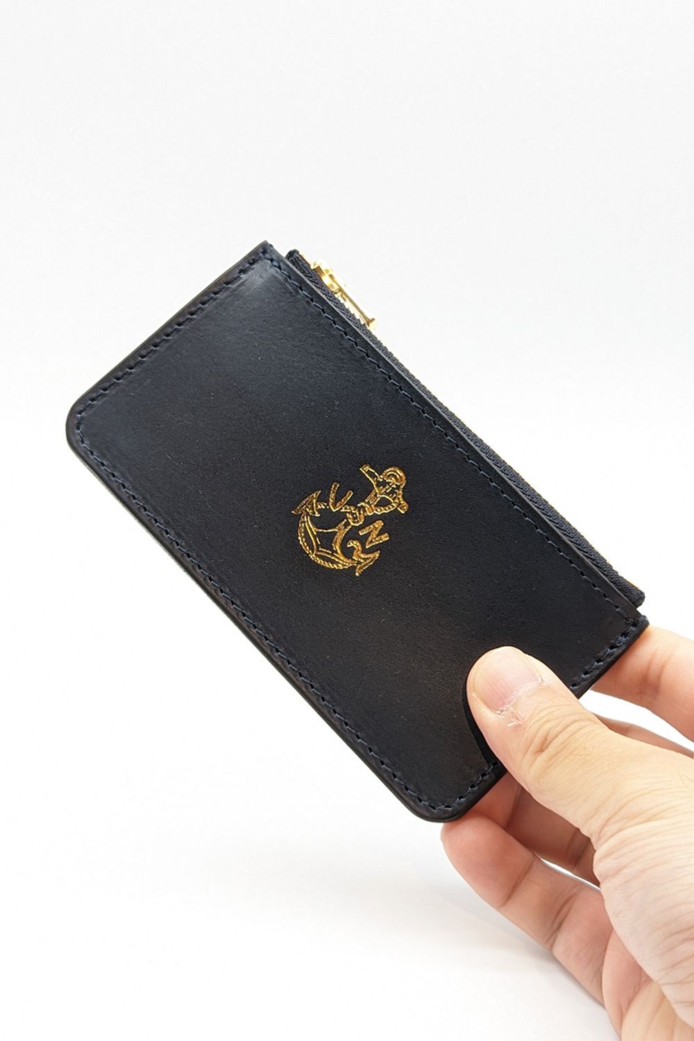 vasco - LEATHER NAVAL ZIP POCKET WALLET [VERDE] | ネイバル ジップ