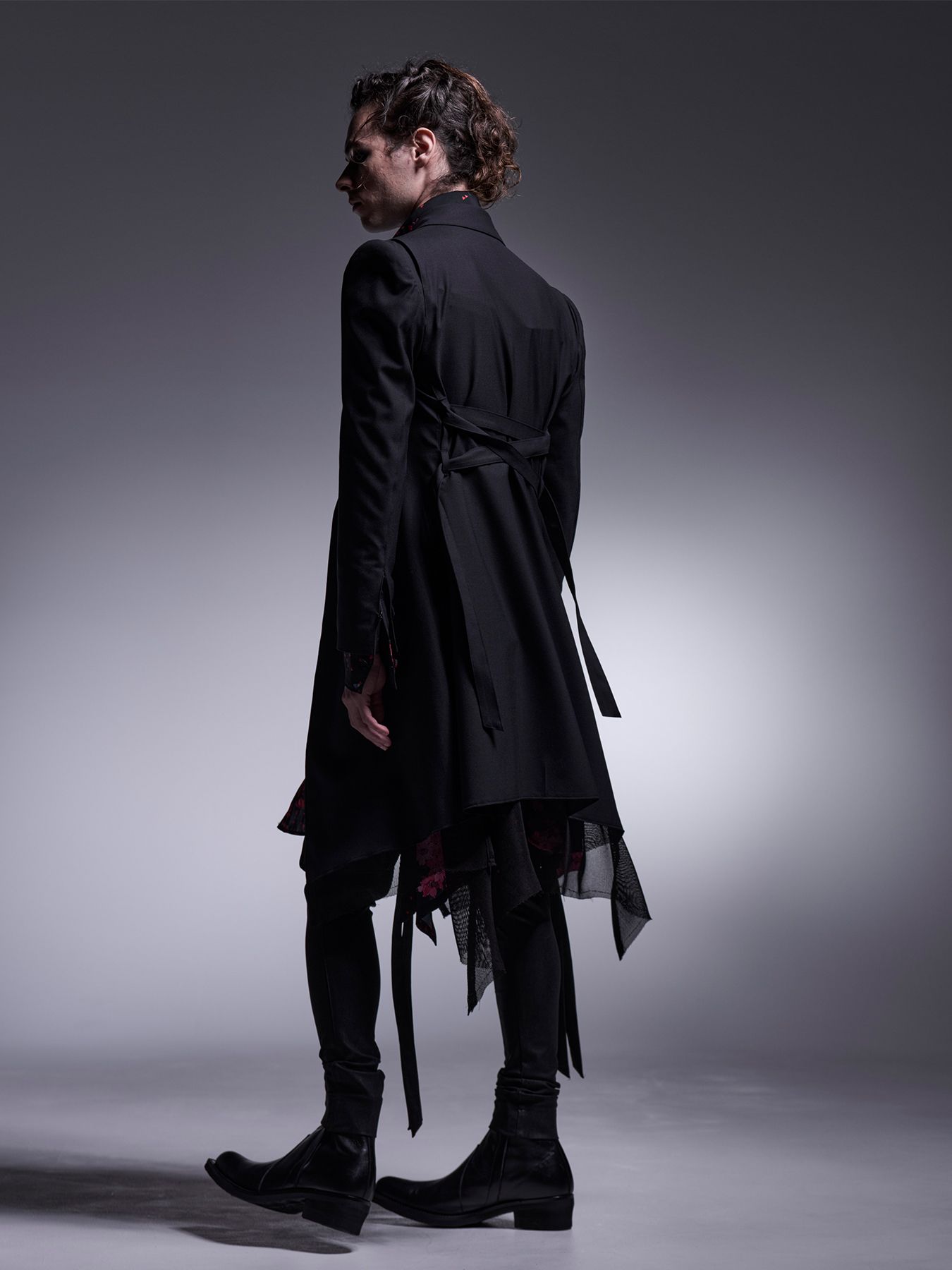 kiryuyrik - Flare Shirt / フレアシャツ / サクラ ブラック&ピンク