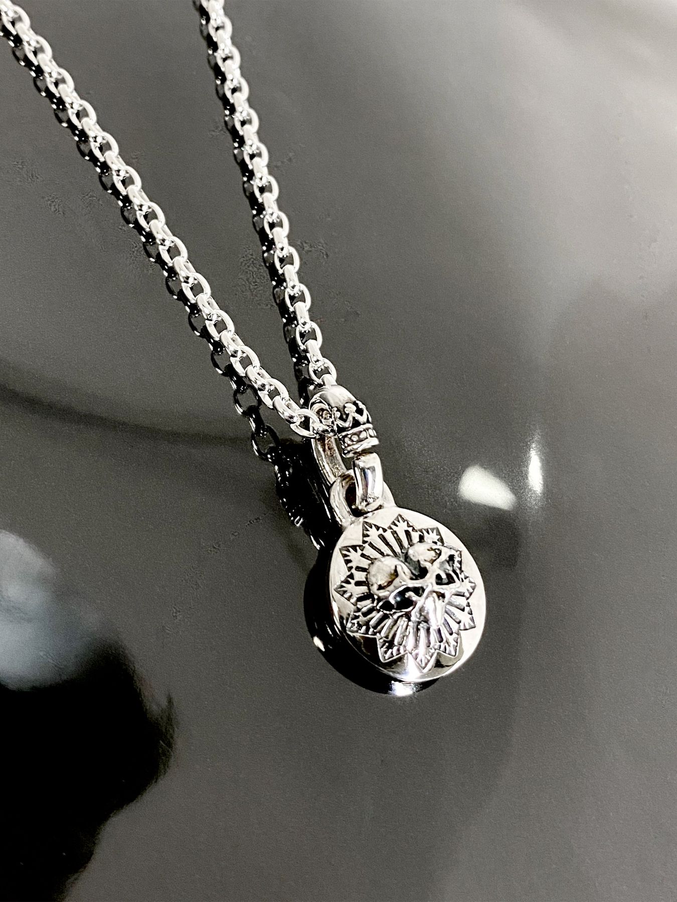 GODSIZE - 《受注生産》SW:HEART NECKLACE / スタンプワークハート