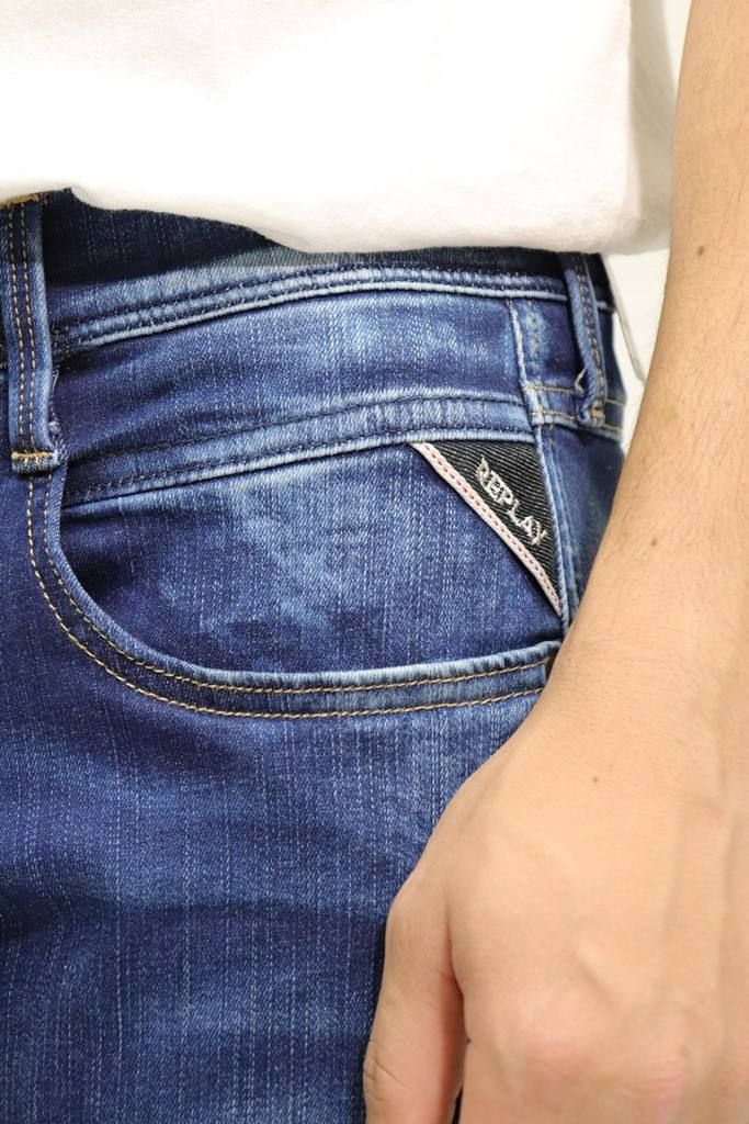 REPLAY - 【REPLAY】ANBASS 11.5OZ HYPERFLEX サーフブルーインディゴ