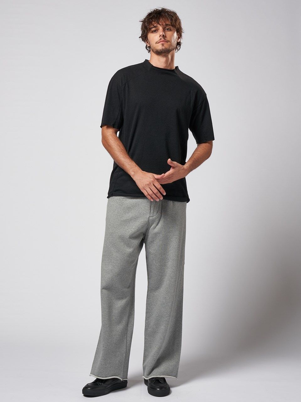 wjk - 《予約品》 wide sweat slacks pants / ワイドスラックス