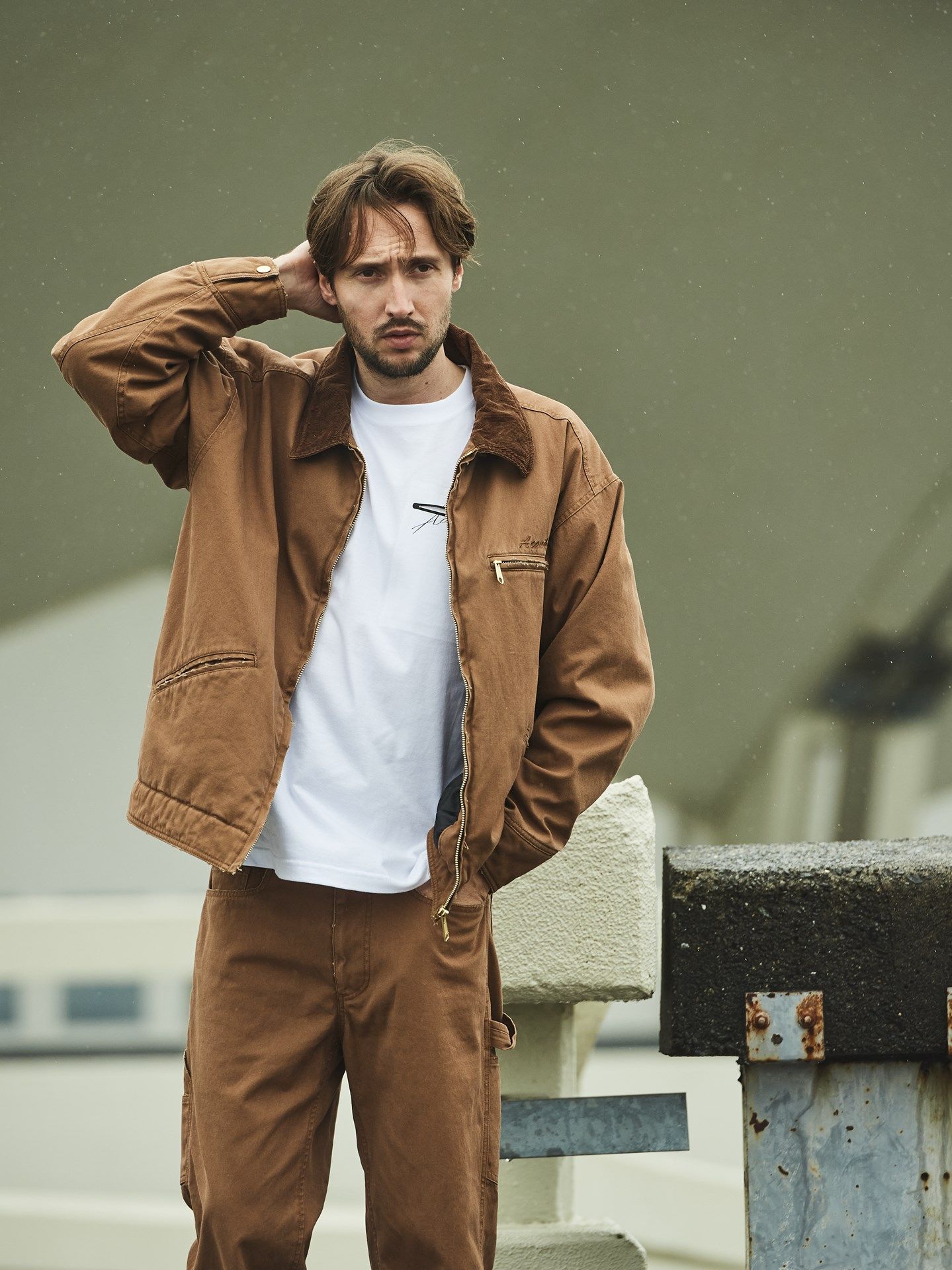 ACANTHUS - 【予約】 Work Jacket / ワークジャケット / ブラウン