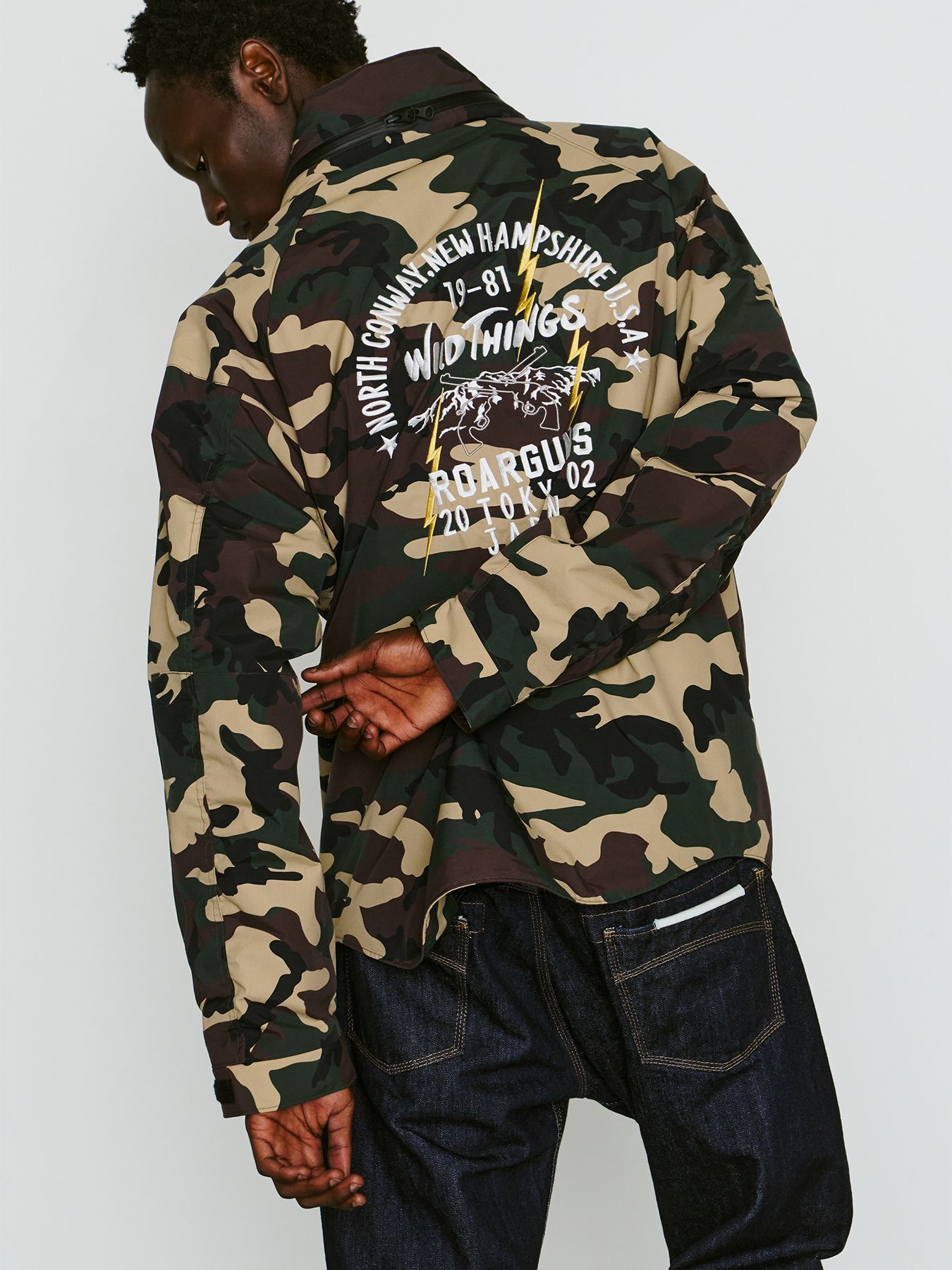 roarguns - WILD THINGSコラボ - WILD THINGS CAMO EMB / ナイロン